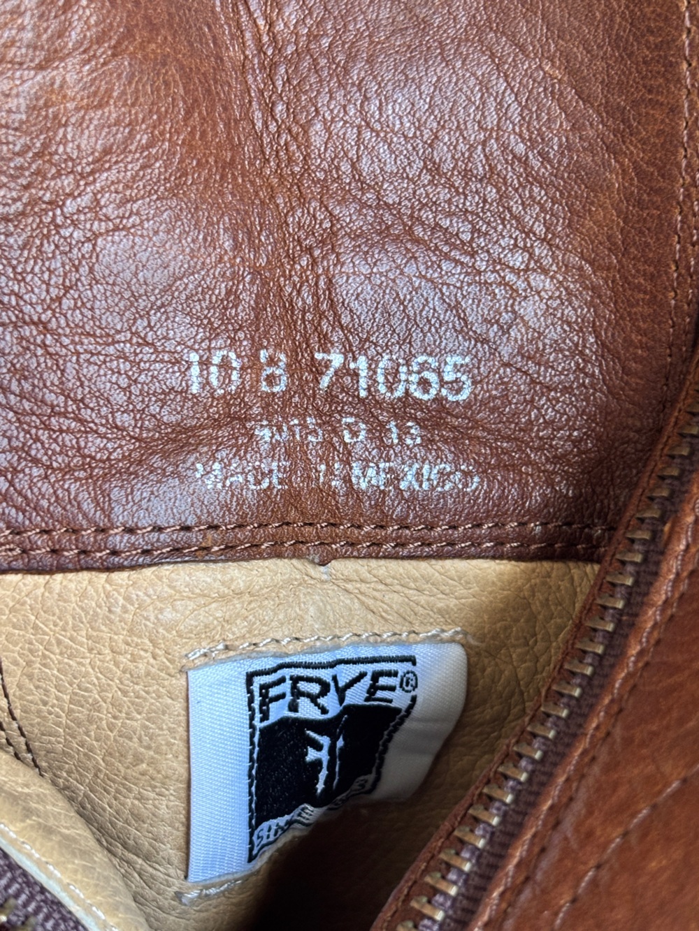 Frye Courtney lace-up ankle booties in Cognac Size 10 - Picture 7 of 8